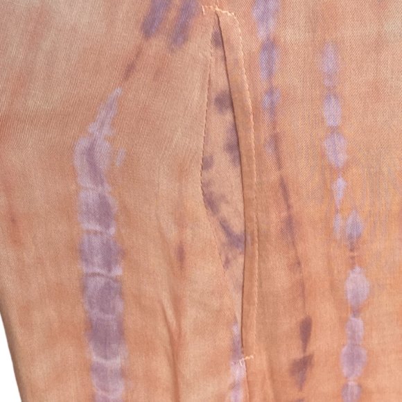 NWT-Soft Surroundings Sunset Bali Maxi Dress Boho Tie Dye Tropical Watercolor-PL - Picture 5 of 13